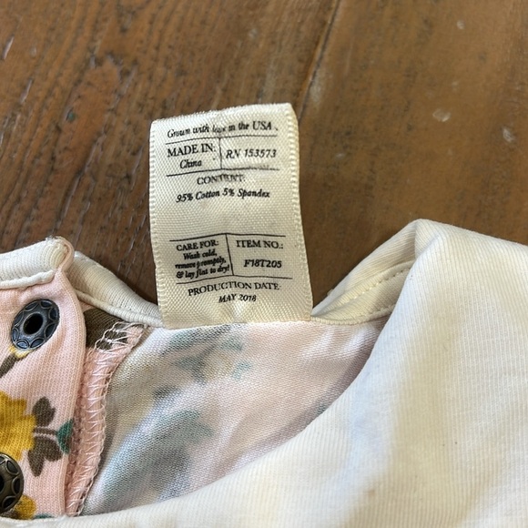 Wildflowers Miss Madeline floral Peter Pan collar bow top - Picture 6 of 7